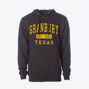 Granbury Texas Classic Established Cotton Hoodie Sweatshirt