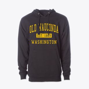 Old Wauconda Washington Classic Established Cotton Hoodie Sweatshirt