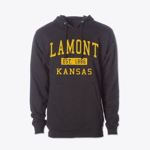 Lamont Kansas Classic Established Cotton Hoodie Sweatshirt