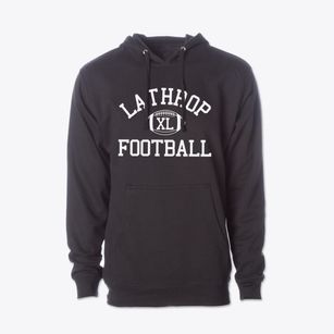 Lathrop Intermediate School Classic Football Cotton Hoodie Sweatshirt