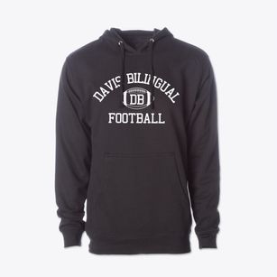 Davis Bilingual Magnet School Classic Football Cotton Hoodie Sweatshirt