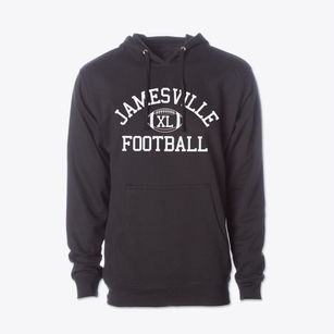 Jamesville High School Classic Football Cotton Hoodie Sweatshirt