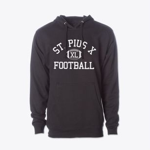 Saint Pius X School Classic Football Cotton Hoodie Sweatshirt