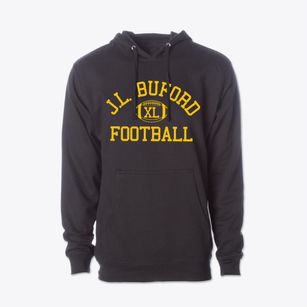 J.l. Buford Intermediate Center School Classic Football Cotton Hoodie Sweatshirt