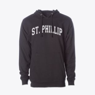 St Phillip Parish Varsity Arch Cotton Hoodie Sweatshirt