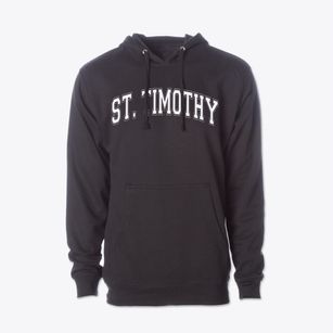 Saint Timothy Middle School Varsity Arch Cotton Hoodie Sweatshirt