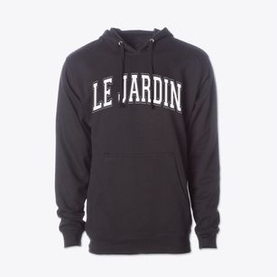 Le Jardin Academy Varsity Arch Cotton Hoodie Sweatshirt