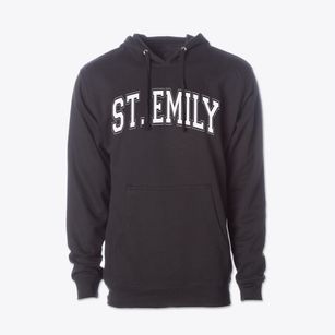 St. Emily Catholic School Varsity Arch Cotton Hoodie Sweatshirt