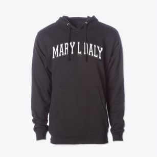 Mary L Daly Elementary School Varsity Arch Cotton Hoodie Sweatshirt