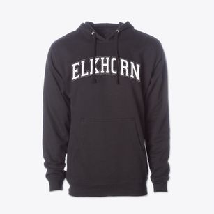 Elkhorn Elementary School Varsity Arch Cotton Hoodie Sweatshirt