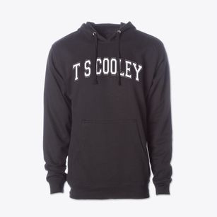 T S Cooley Elementary School Varsity Arch Cotton Hoodie Sweatshirt