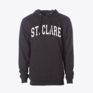 Saint Clare Elementary School Varsity Arch Cotton Hoodie Sweatshirt