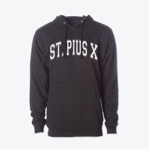 St Pius X High School Varsity Arch Cotton Hoodie Sweatshirt