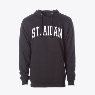 St Aidan Parish Varsity Arch Cotton Hoodie Sweatshirt