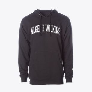 Alger B Wilkins Elementary School Varsity Arch Cotton Hoodie Sweatshirt