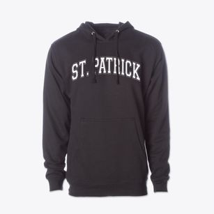 Saint Patrick School Varsity Arch Cotton Hoodie Sweatshirt