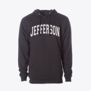 Jefferson Elementary School Varsity Arch Cotton Hoodie Sweatshirt