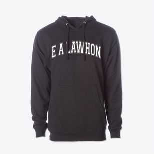 E A Lawhon Elementary School Varsity Arch Cotton Hoodie Sweatshirt