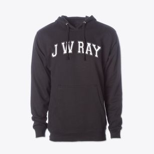 J W Ray Learning Center Varsity Arch Cotton Hoodie Sweatshirt