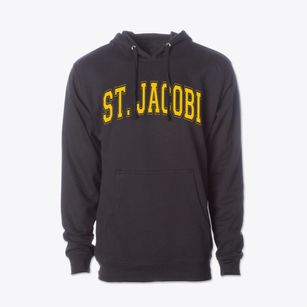 Saint Jacobi Lutheran School Varsity Arch Cotton Hoodie Sweatshirt