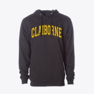 Claiborne Academy Varsity Arch Cotton Hoodie Sweatshirt