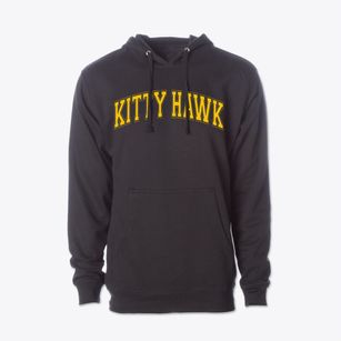 Kitty Hawk Elementary School Varsity Arch Cotton Hoodie Sweatshirt