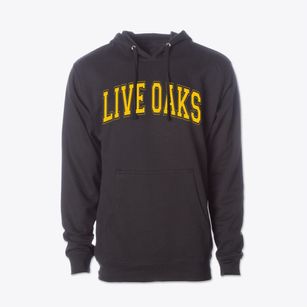 Live Oaks Career Development Center Varsity Arch Cotton Hoodie Sweatshirt