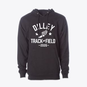 Dilley High School Track and Field Cotton Hoodie Sweatshirt