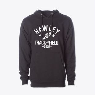Hawley High School Track and Field Cotton Hoodie Sweatshirt