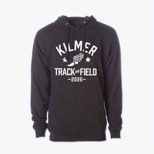Kilmer Middle School Track and Field Cotton Hoodie Sweatshirt