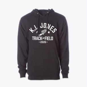 K.i. Jones Elementary School Track and Field Cotton Hoodie Sweatshirt