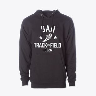 San Lorenzo Adult School Track and Field Cotton Hoodie Sweatshirt