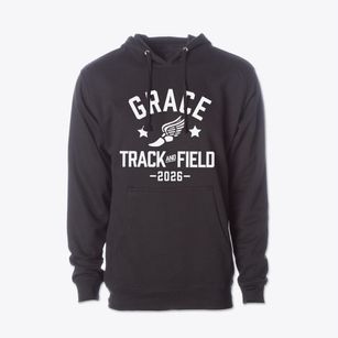 Grace Christian School Track and Field Cotton Hoodie Sweatshirt