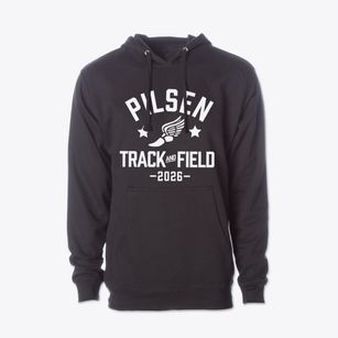 Pilsen Community Academy Track and Field Cotton Hoodie Sweatshirt