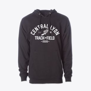 Central Lyon/george- Little Rock Track and Field Cotton Hoodie Sweatshirt