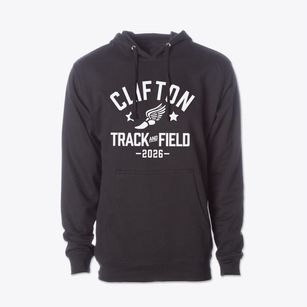 Clifton Elementary School Track and Field Cotton Hoodie Sweatshirt