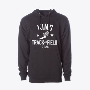 Martin Luther King Middle School Track and Field Cotton Hoodie Sweatshirt