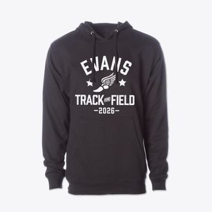 Evans Elementary School Track and Field Cotton Hoodie Sweatshirt