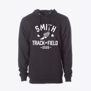 Smith Elementary School Track and Field Cotton Hoodie Sweatshirt
