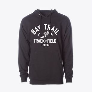 Bay Trail Middle School Track and Field Cotton Hoodie Sweatshirt