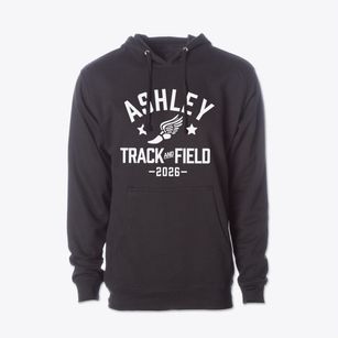 Ashley Elementary School Track and Field Cotton Hoodie Sweatshirt