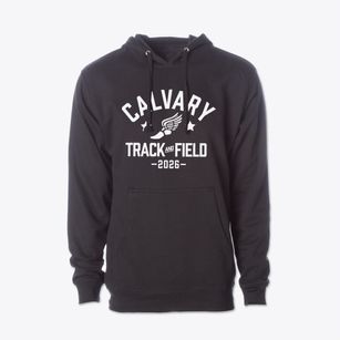 Calvary Christian School Track and Field Cotton Hoodie Sweatshirt