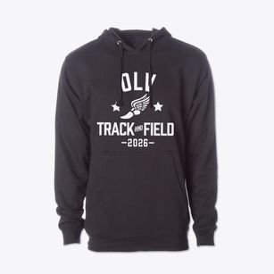 Our Lady Of Victory School Track and Field Cotton Hoodie Sweatshirt