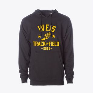 Weis Middle School Track and Field Cotton Hoodie Sweatshirt