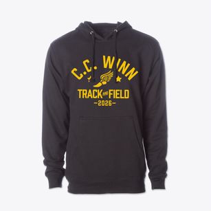 C.c. Winn High School Track and Field Cotton Hoodie Sweatshirt