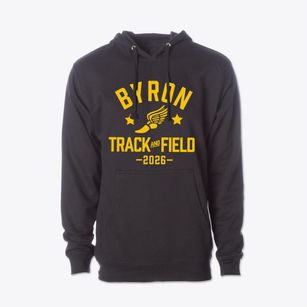 Byron High School Track and Field Cotton Hoodie Sweatshirt