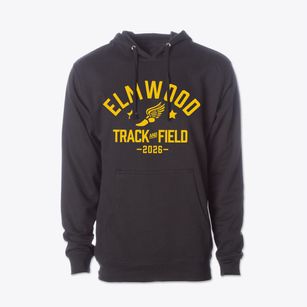 Elmwood Baptist Academy Track and Field Cotton Hoodie Sweatshirt