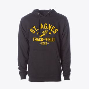 Saint Agnes School Track and Field Cotton Hoodie Sweatshirt
