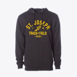 St Joseph Parish Track and Field Cotton Hoodie Sweatshirt