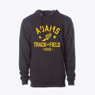 Adams Elementary School Track and Field Cotton Hoodie Sweatshirt